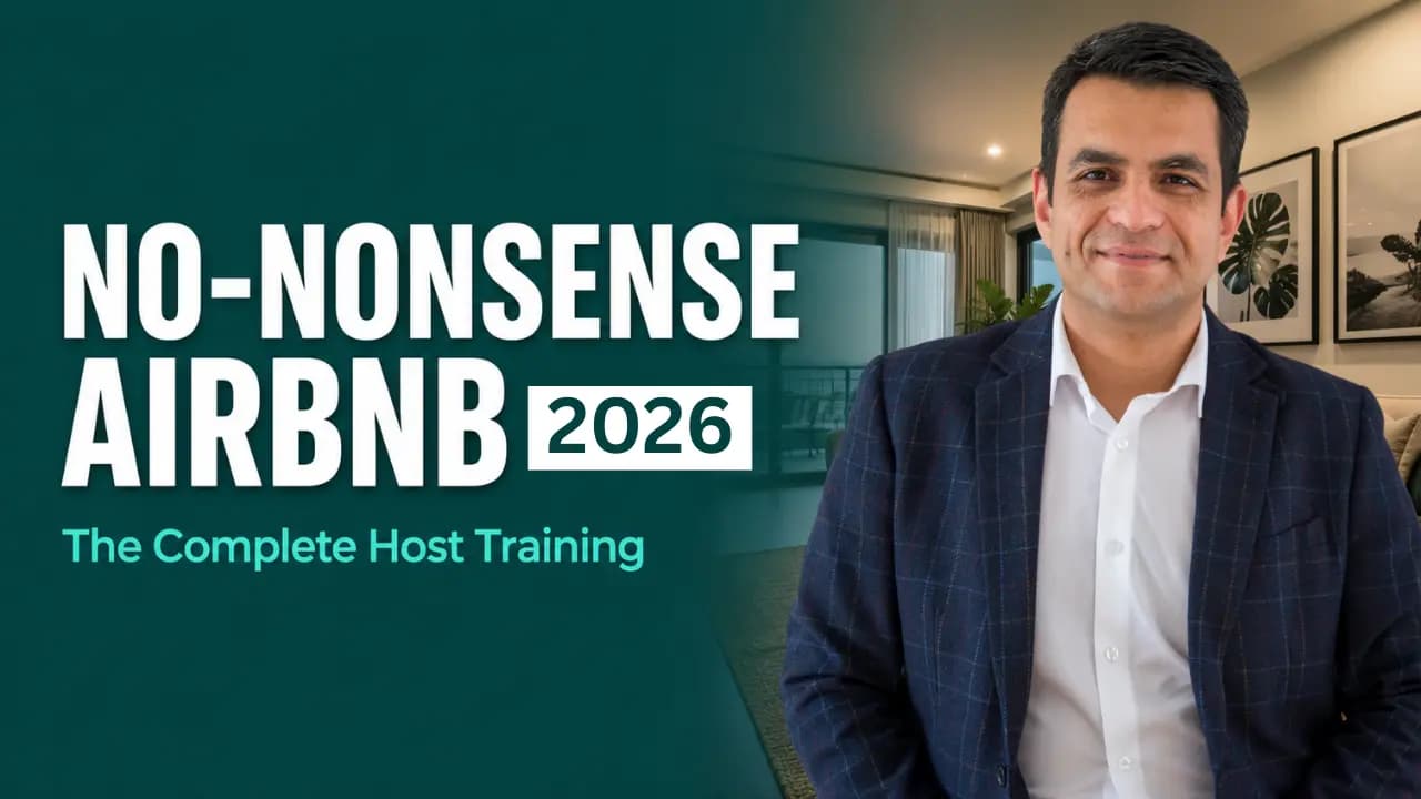 No-Nonsense Airbnb 2026 — The Complete Host Training, with instructor Prayas Choudhary