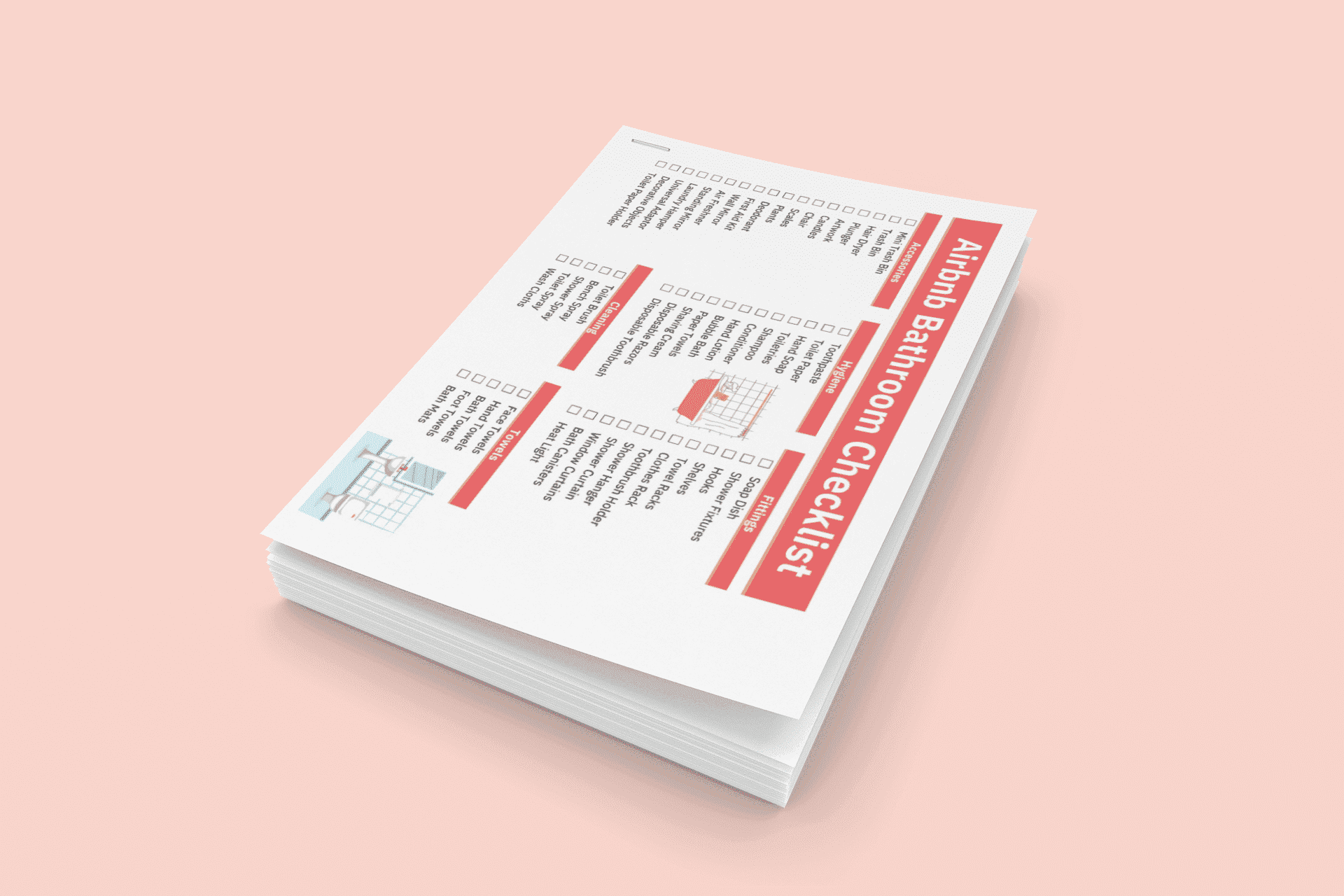Airbnb Amenities Checklist Bundle for STR Hosts